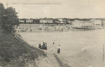 / CPA FRANCE 17 "Royan, plage et nouvel établissement de Pontaillac "