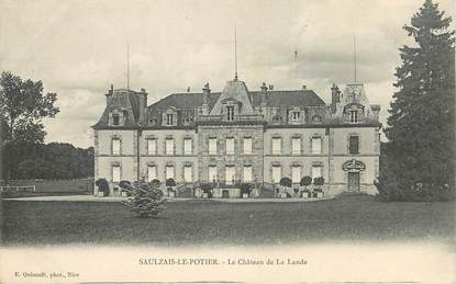 / CPA FRANCE 18 "Saulzay Le Potier, le château de La Lande"