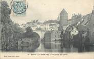 21 Cote D'or / CPA FRANCE 21 "Semur, le pont Joly, vue prise du Caron"