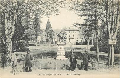 / CPA FRANCE 13 "Aix En Provence, jardin public"