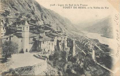 / CPA FRANCE 06 "Touet de Beuil et la vallée du var"