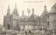29 Finistere / CPA FRANCE 29 "Guimiliau, l'église et le calvaire"