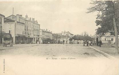 / CPA FRANCE 47 "Nérac, allée d'Albret"