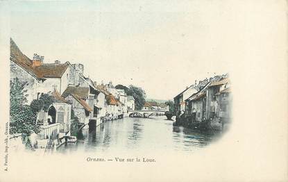 / CPA FRANCE 25 "Ornans, vue sur la Loue"