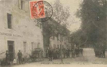 / CPA FRANCE 13 "Orgon, entrée de la ville"