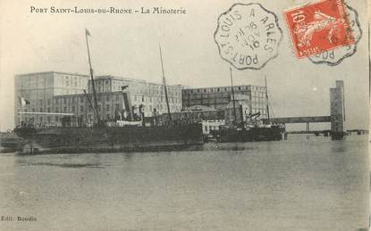 / CPA FRANCE 13 "Port Saint Louis du Rhône, la minoterie "