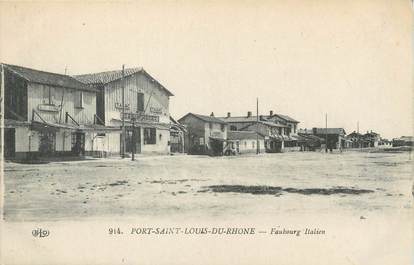 / CPA FRANCE 13 "Port Saint Louis du Rhône, faubourg Italien"