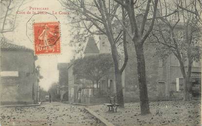 / CPA FRANCE 13 "Puyricard, coin de la Place, le cours"