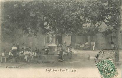 / CPA FRANCE 13 "Puyloubier, place principale"
