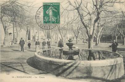 / CPA FRANCE 13 "Roquevaire, le cours"