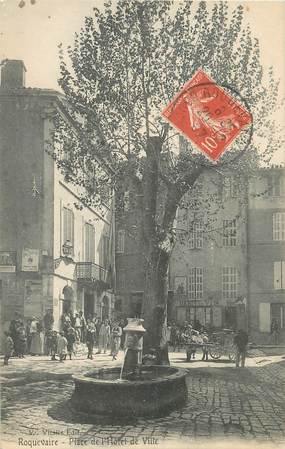 / CPA FRANCE 13 "Roquevaire, place de l'hôtel de ville"