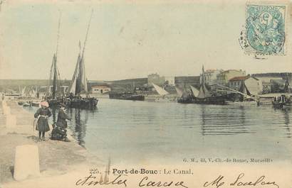 / CPA FRANCE 13 "Port de Bouc, le canal "