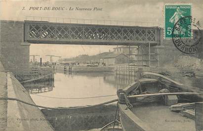 / CPA FRANCE 13 "Port de Bouc, le nouveau pont"