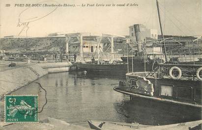 / CPA FRANCE 13 "Port de Bouc, le pont levis sur le canal"