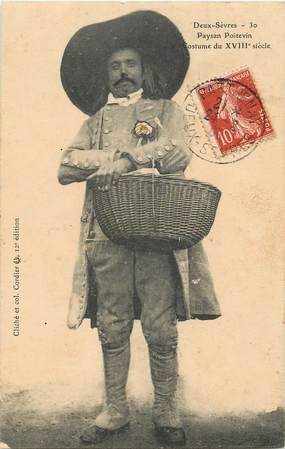 CPA FRANCE 79 "Paysan poitevin, costume"