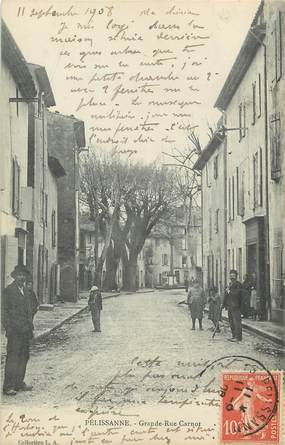 / CPA FRANCE 13 "Pelissanne, grande rue Carnot "