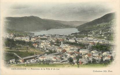 / CPA FRANCE 88 "Gerardmer, panorama de la ville et du lac"