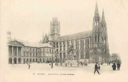 / CPA FRANCE 76 "Rouen, Saint Ouen, façade latérale"