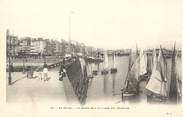 76 Seine Maritime / CPA FRANCE 76 "Rouen, le grand quai et l'anse des pêcheurs"