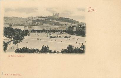 / CPA FRANCE 69 "Lyon, la place Bellecour"