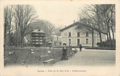 / CPA FRANCE 69 "Lyon, parc de la Tête d'Or, l'observatoire"