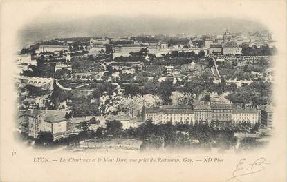 / CPA FRANCE 69 "Lyon, les Chartreux et le Mont Dore"