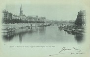 69 RhÔne / CPA FRANCE 69 "Lyon, vue sur la Saône, l'église Saint Georges"