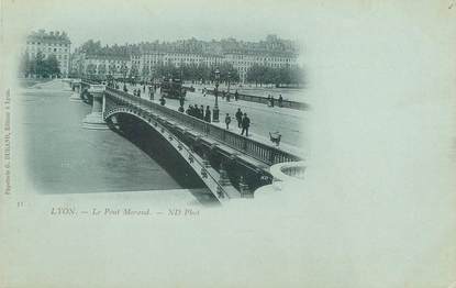 / CPA FRANCE 69 "Lyon, le pont Morand"