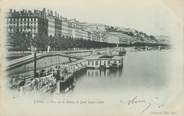 69 RhÔne / CPA FRANCE 69 "Lyon, vue sur le Rhône, le quai Saint Clair"