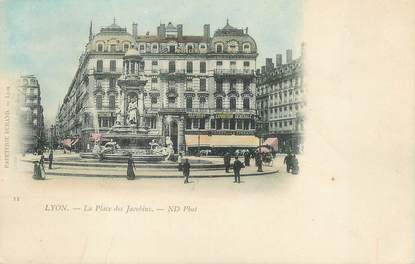 / CPA FRANCE 69 " Lyon, la place des Jacobins"