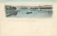 69 RhÔne / CPA FRANCE 69 " Lyon, vue sur la Saône prise du Pont Tilsitt"