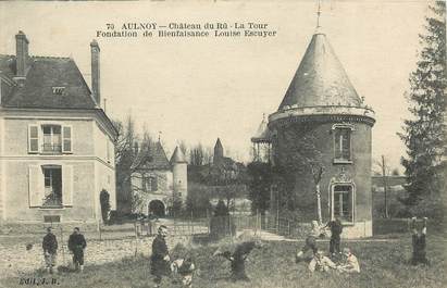 CPA FRANCE 77 "Aulnoy, Chateau du Rû"