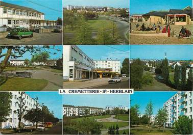 / CPSM FRANCE 44 "Saint Herblain, quartier de la Crémetterie"