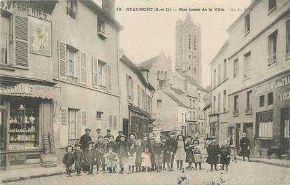 / CPA FRANCE 95 "Beaumont, rue basse de la ville"