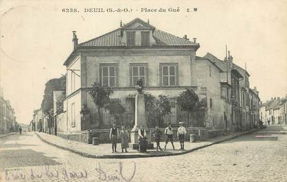 / CPA FRANCE 95 "Deuil, place du Gué"