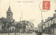 95 Val D'oise / CPA FRANCE 95 "Deuil, place et rue de l'église"