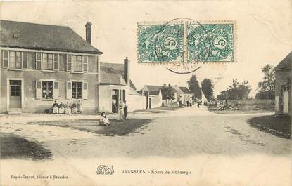 CPA FRANCE 77 "Bransles, rte de Montargis"