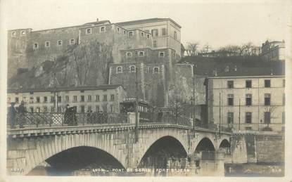 / CPA FRANCE 69 "Lyon, pont de Serin, fort Saint Jean"