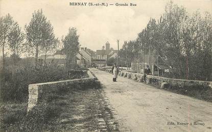 CPA FRANCE 77 "Bernay, la grande rue"