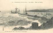 22 Cote D'armor / CPA FRANCE 22 "Portrieux, la jetée, mer en furie"