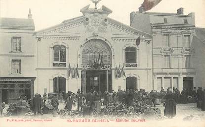 / CPA FRANCE 49 "Saumur, marché couvert"