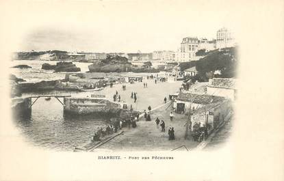 / CPA FRANCE 64 "Biarritz, port des pêcheurs"
