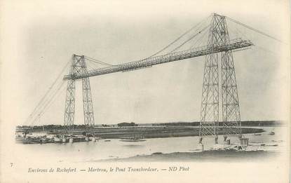 / CPA FRANCE 17 "Martrou, le pont transbordeur"