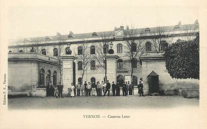 / CPA FRANCE 27 "Vernon, caserne Lens"