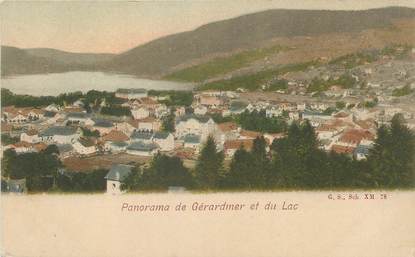 / CPA FRANCE 27 "Panorama de Gérardmer et du lac"