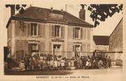 77 Seine Et Marne CPA FRANCE 77 "Bannost, Ecole et mairie"