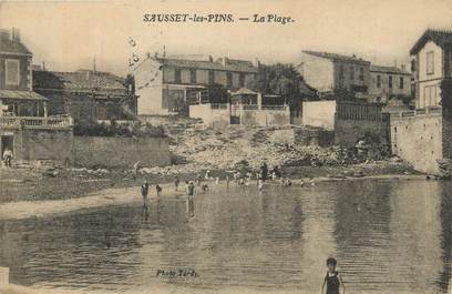 / CPA FRANCE 13 "Sausset les Pins, la plage"