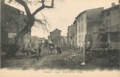 / CPA FRANCE 13 "Simiane, intérieur du village"