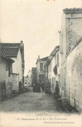 / CPA FRANCE 13 "Rognonas, rue transversale"