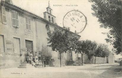 / CPA FRANCE 13 "Rognac, hôtel de ville"